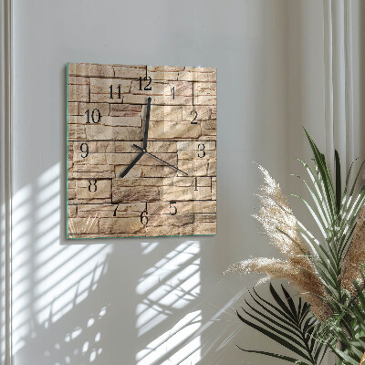 Square wall clock Clinker