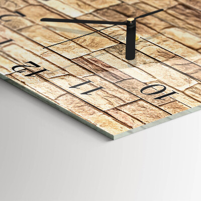 Square wall clock Clinker