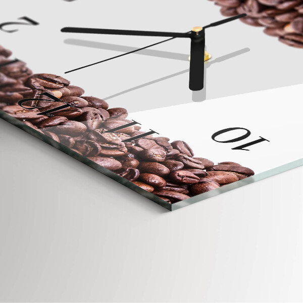 Square wall clock Coffee Beans
