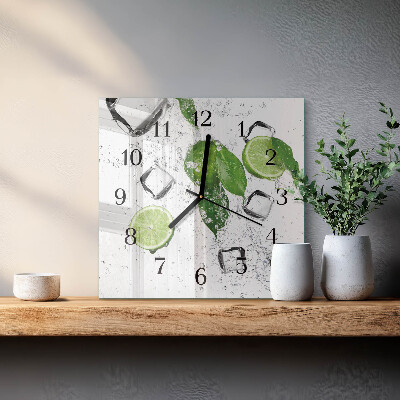 Square wall clock Limes