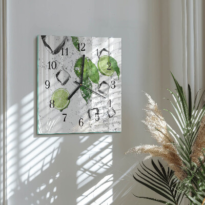 Square wall clock Limes