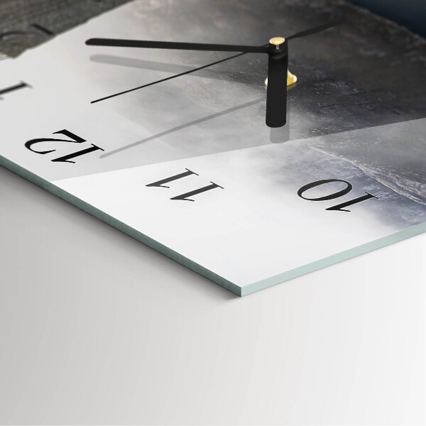 Square wall clock Abyss