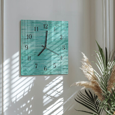 Square wall clock Green boards