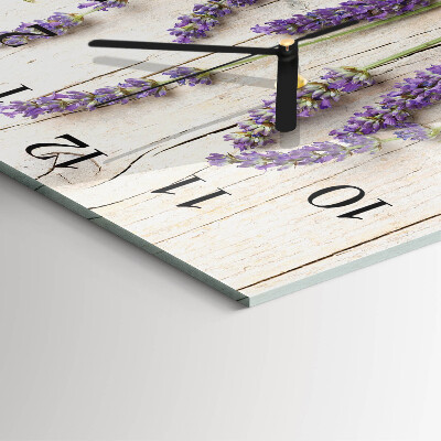 Square wall clock Lavender