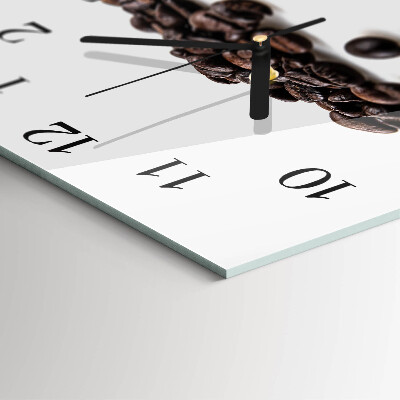 Square wall clock Coffee Beans