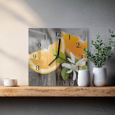 Square wall clock Citric