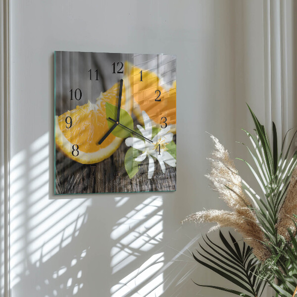 Square wall clock Citric