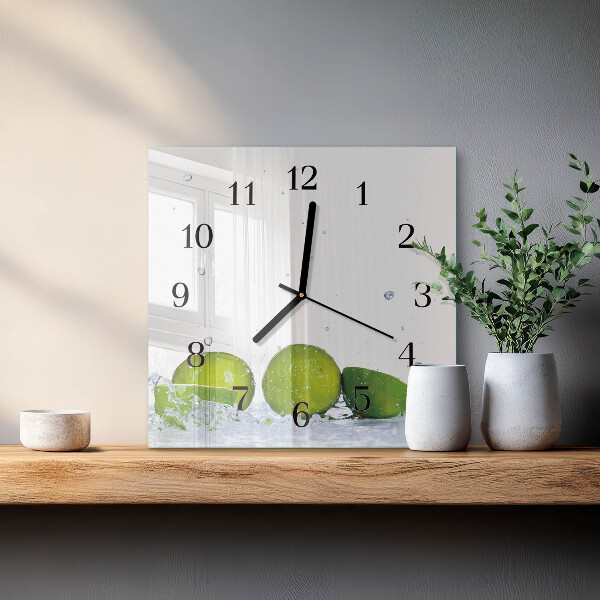 Square wall clock Limes