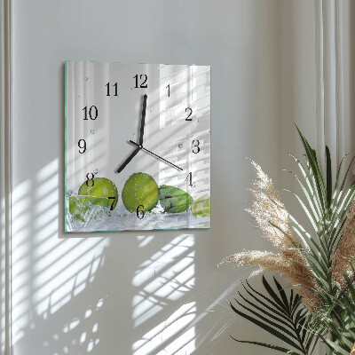 Square wall clock Limes