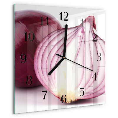 Square wall clock Onion