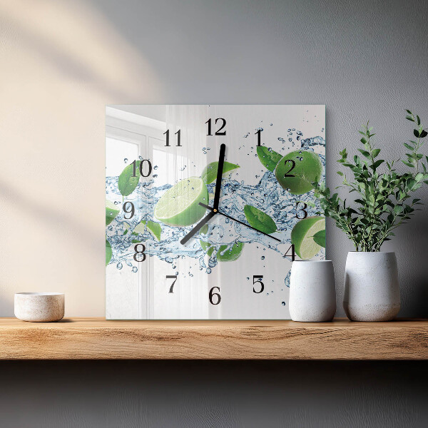 Square wall clock Limes
