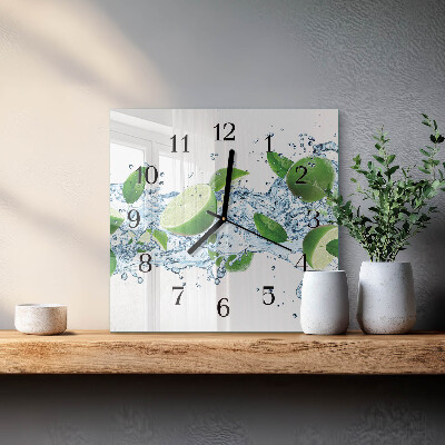 Square wall clock Limes