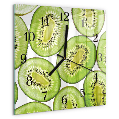 Square wall clock Kiwi