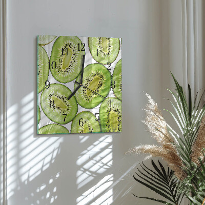 Square wall clock Kiwi