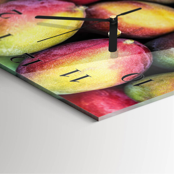 Square wall clock Fruit