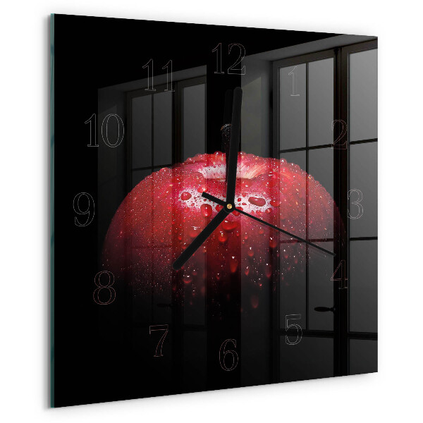 Square wall clock Apple