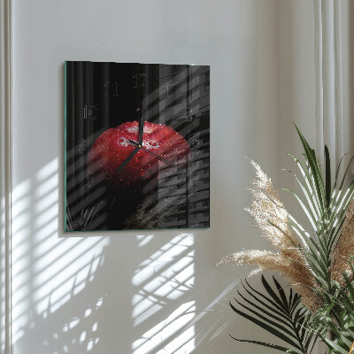 Square wall clock Apple