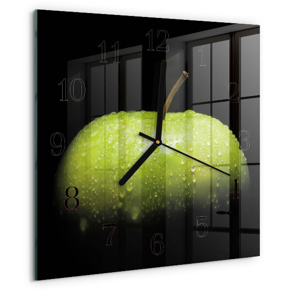 Square wall clock Apple