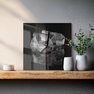 Square wall clock Ice Cubes