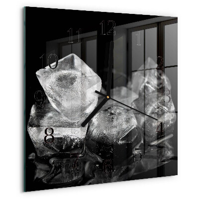Square wall clock Ice Cubes