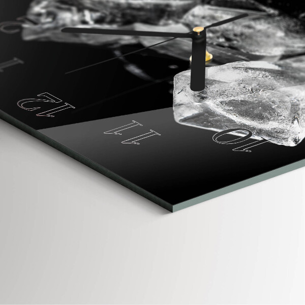 Square wall clock Ice Cubes