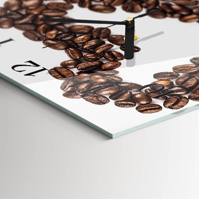 Square wall clock Coffee Beans
