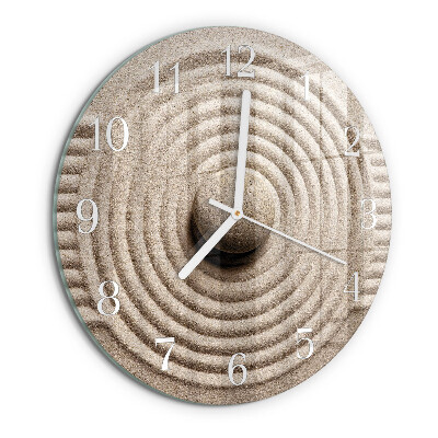 Round wall clock Stone