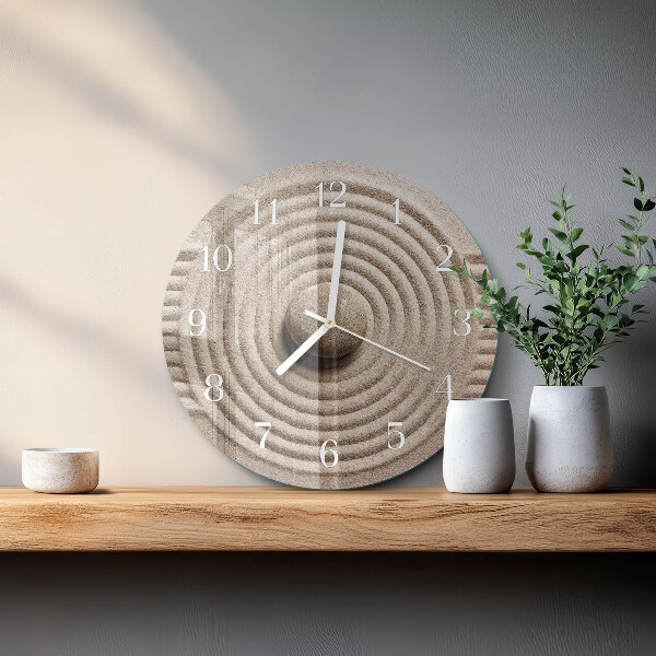 Round wall clock Stone
