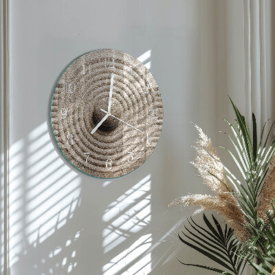 Round wall clock Stone