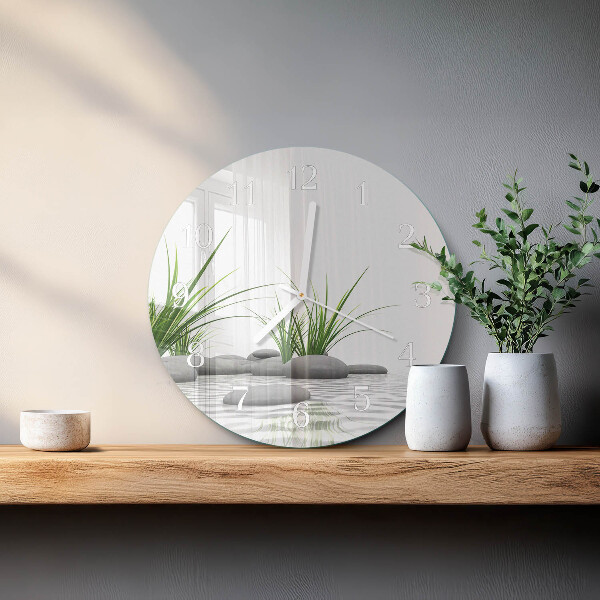 Round wall clock Stones