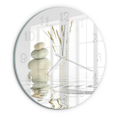 Round wall clock Stones