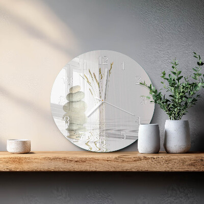 Round wall clock Stones