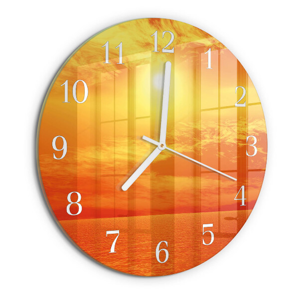 Round wall clock Sunny