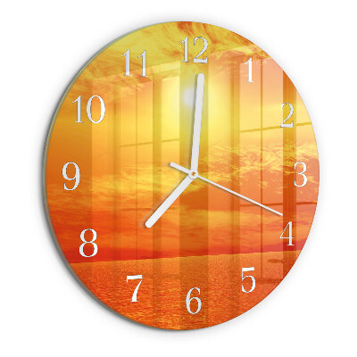 Round wall clock Sunny