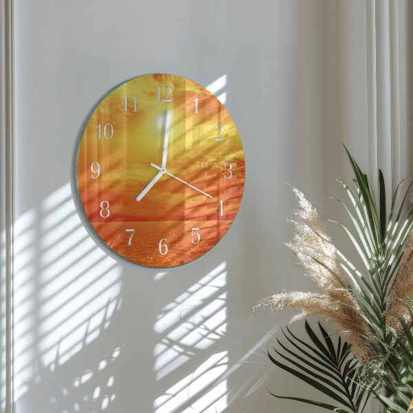 Round wall clock Sunny