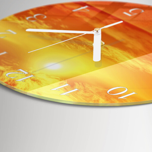 Round wall clock Sunny