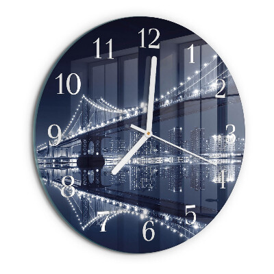 Round wall clock Bridge