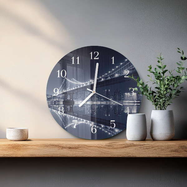 Round wall clock Bridge