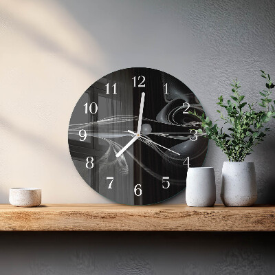 Round wall clock Abstraction