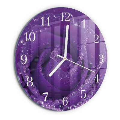 Round wall clock Rose