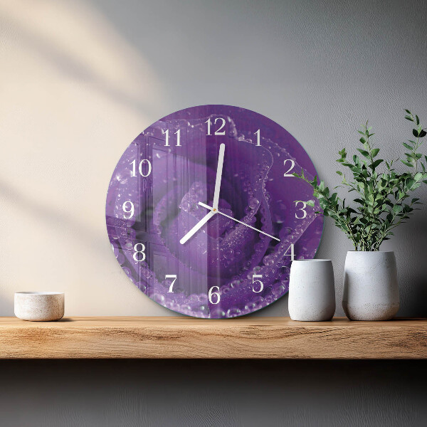 Round wall clock Rose