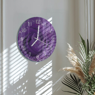 Round wall clock Rose