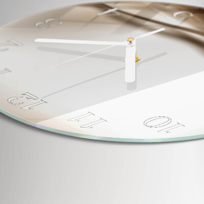Round wall clock Abstract Lines