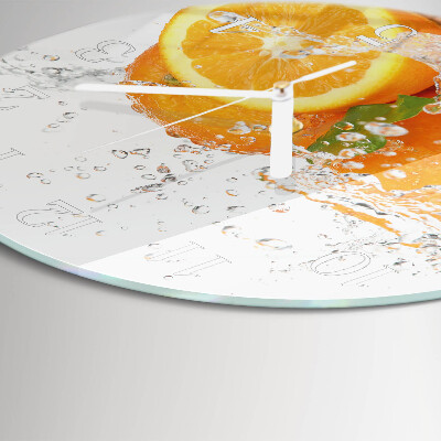 Round wall clock Oranges