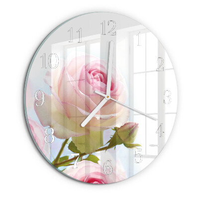 Round wall clock Rose