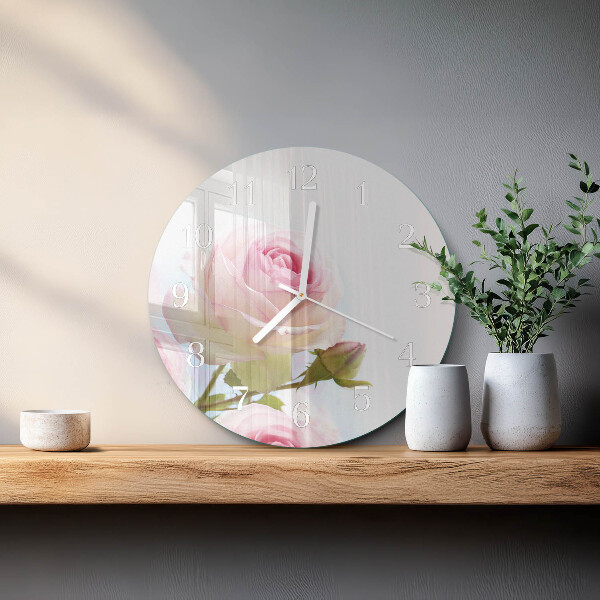 Round wall clock Rose