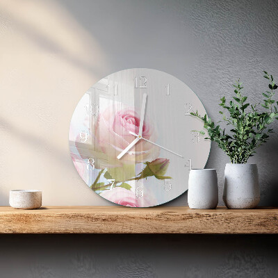Round wall clock Rose