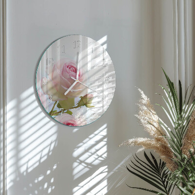 Round wall clock Rose