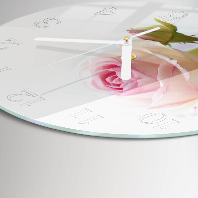 Round wall clock Rose
