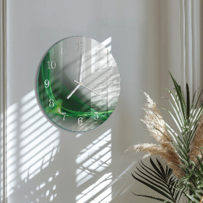 Round wall clock Abstract Lines